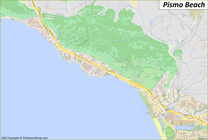 Pismo Beach on a Map