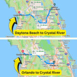 Plan Your Trip To The Manatee Capital Of The World: A 3 Day Within Map Of Crystal Beach Florida