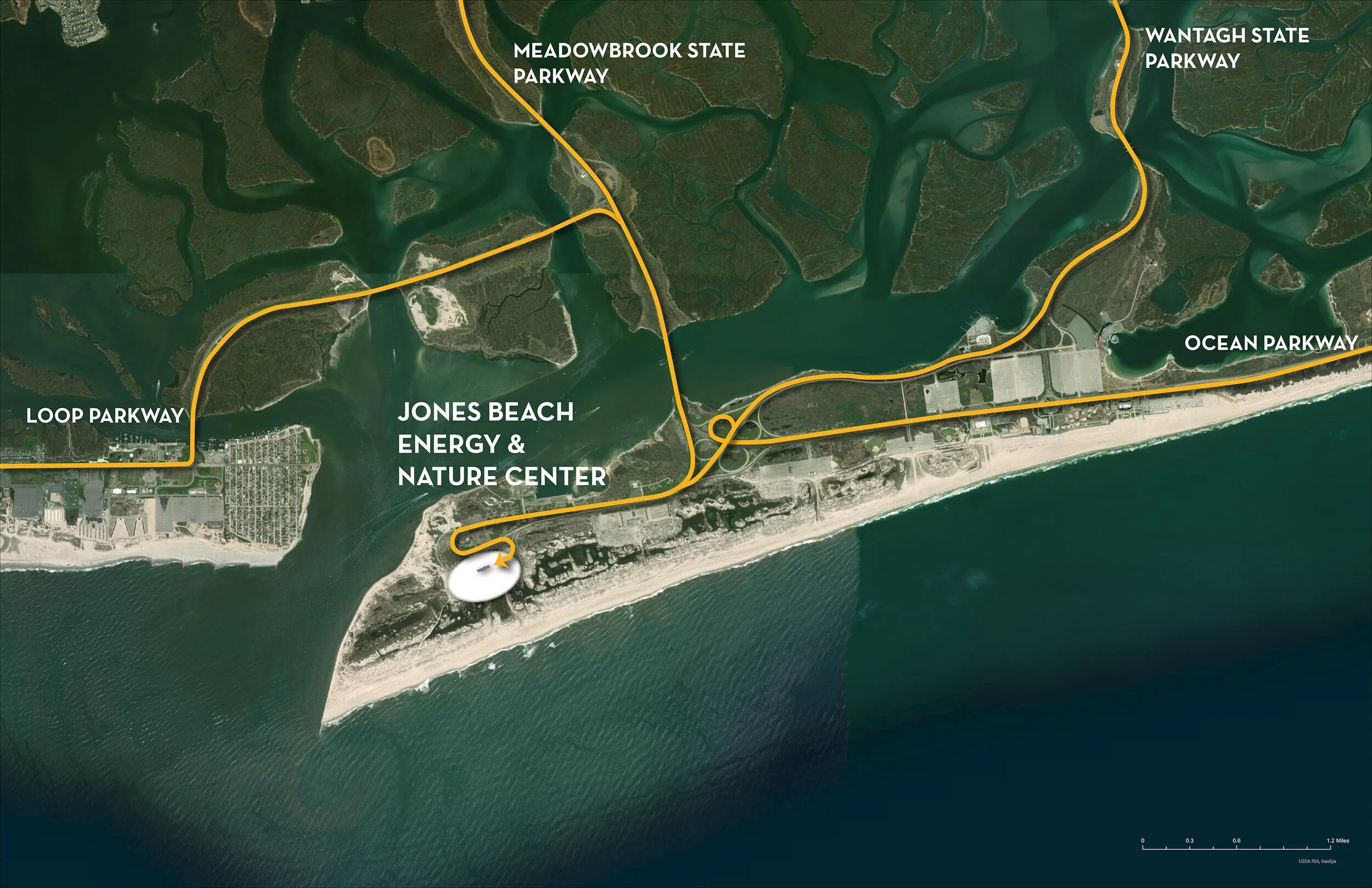 Plan Your Visit — Jones Beach Energy &amp;amp; Nature Center with Jones Beach Map of Fields