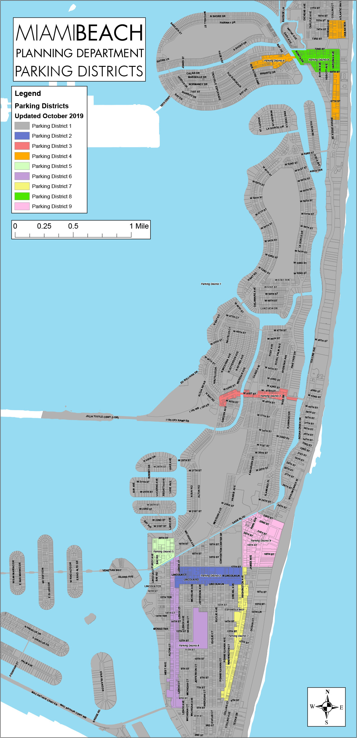 Planning Maps And Guidelines - City Of Miami Beach inside City of Miami Beach Map