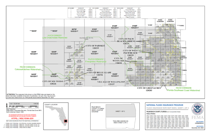 Palm Beach Flood Zone Map