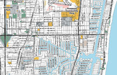 Pompano Beach Map Print, Street Names Pompano Beach Print, Map Of with Map Of Pompano Beach Florida