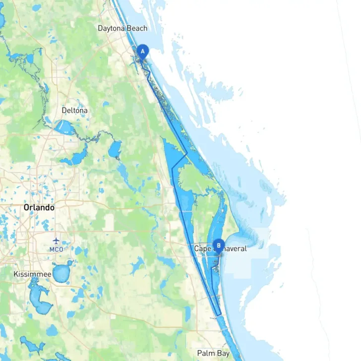 Google Maps Cocoa Beach Florida