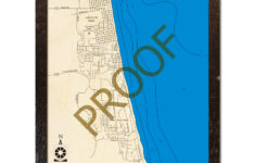 Ponte Vedra Beach, Fl Nautical Wood Maps for Map of Ponte Vedra Beach Florida