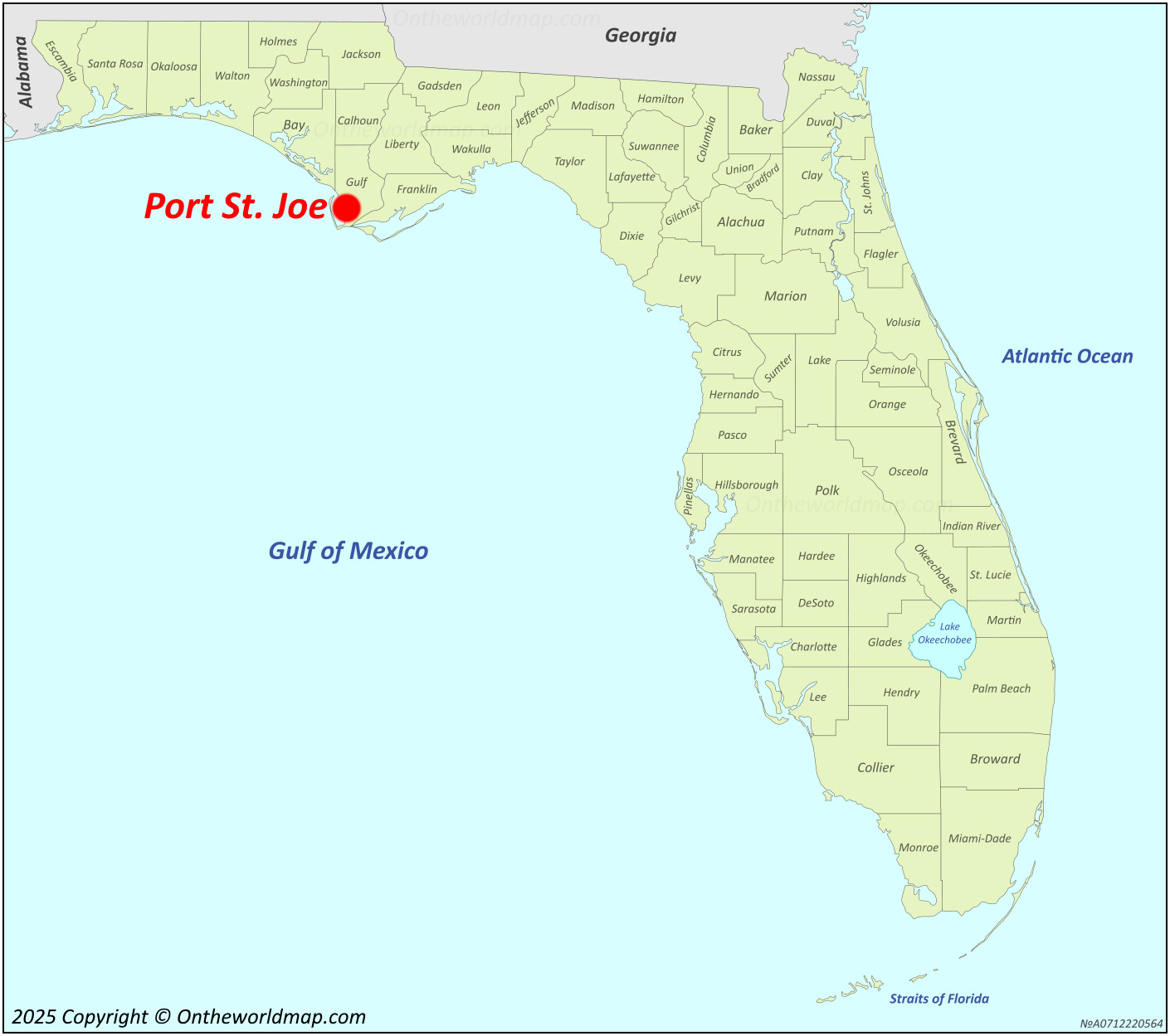 Port St. Joe Map - Florida, U.s. | Discover Port St. Joe With in St Joe Beach Florida Map