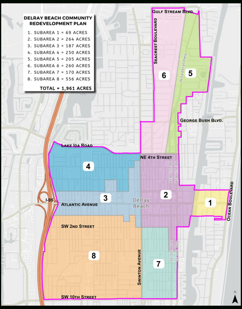 Property Map - Delray Beach Community Redevelopment Agency with regard to City of Delray Beach Zoning Map