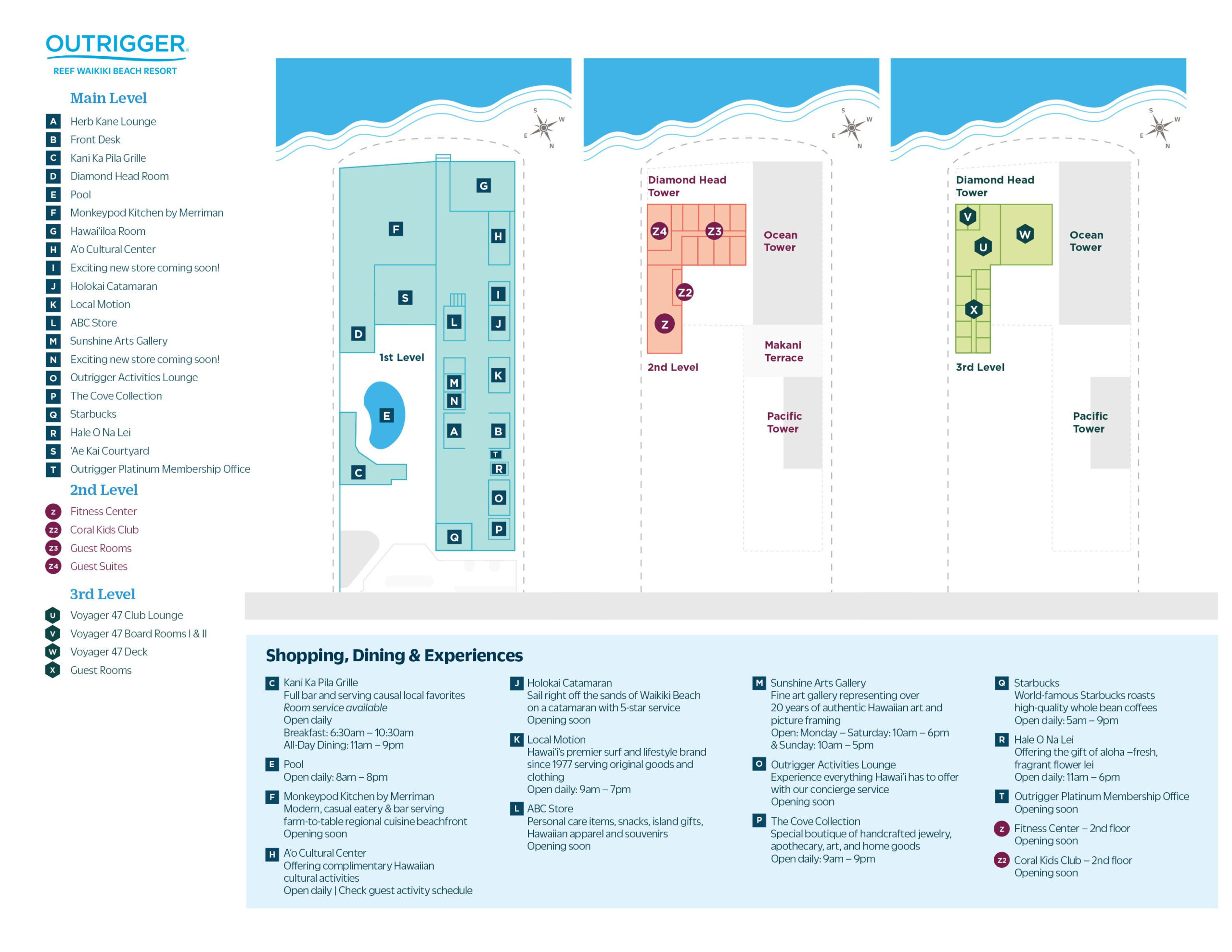 Property Map | Outrigger Reef Waikiki Beach Resort throughout Outrigger Waikiki Beach Resort Map