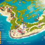 Public Beaches, Beach Clubs, And Parks   Everythingcozumel In Map Of Cozumel Mexico Beaches