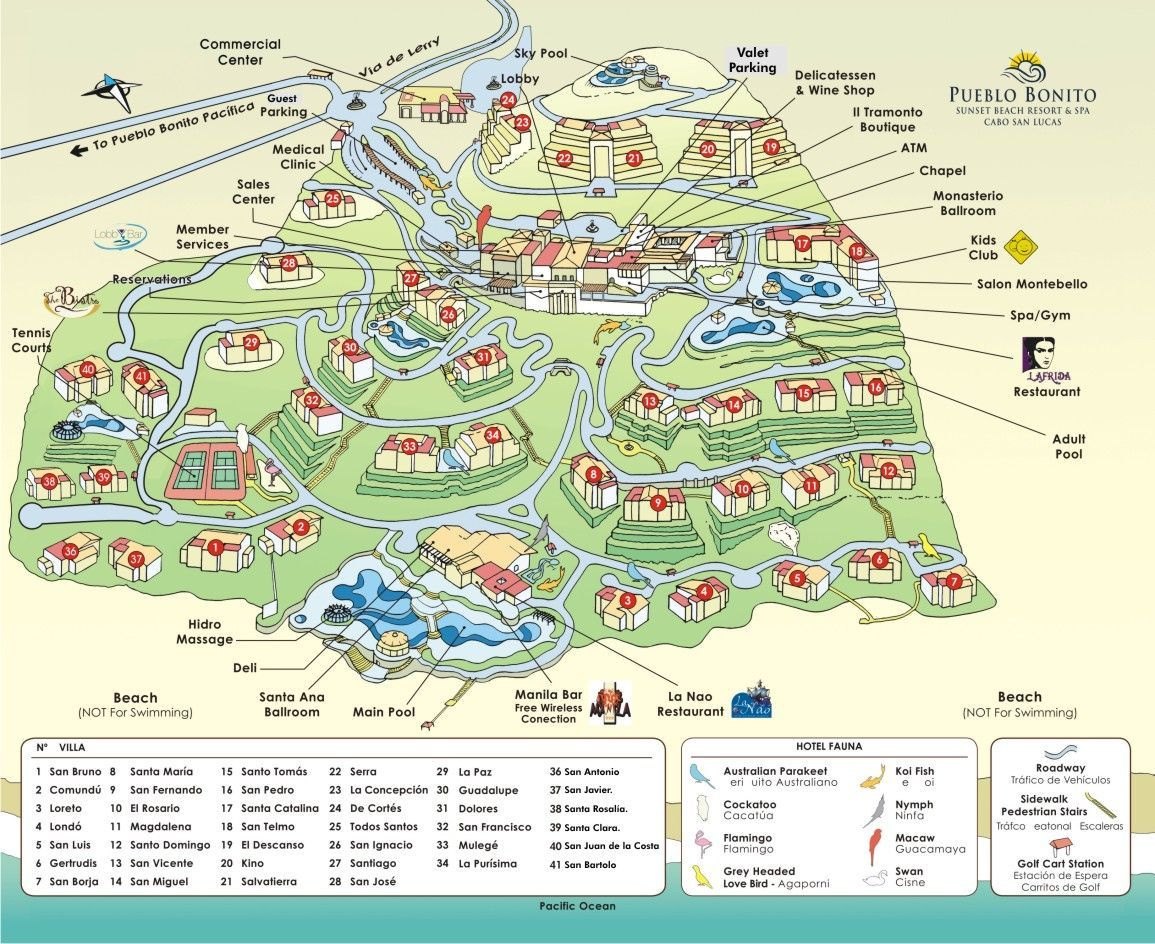Pueblo Bonito Sunset Beach Room Layout with regard to Pueblo Bonito Sunset Beach Map Of Resort