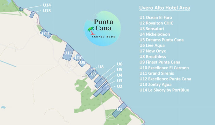 Map of Secrets Royal Beach Punta Cana