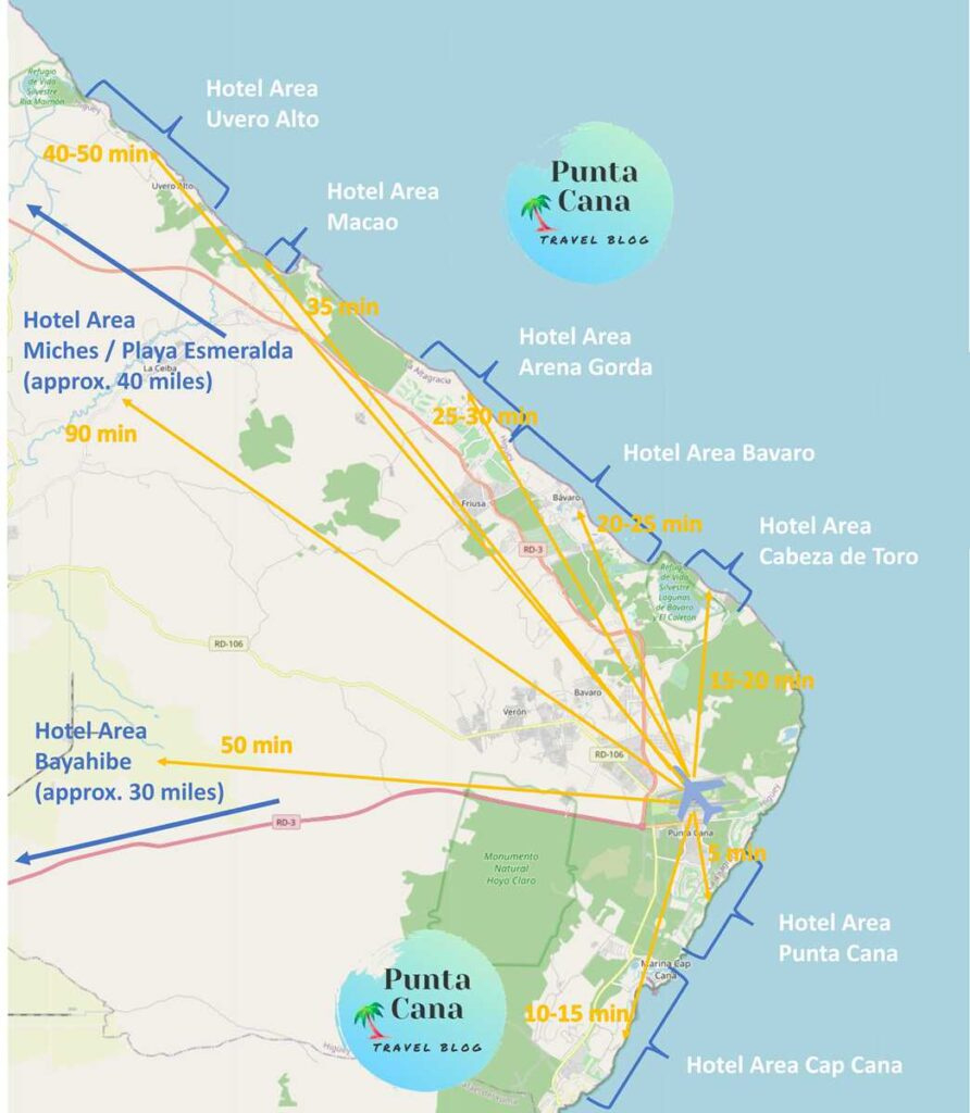 Punta Cana Map – A Helpful And Detailed Map Of Punta Cana&amp;#039;S with regard to Dreams Royal Beach Punta Cana Map
