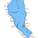 Pyramid Lake Fishing: Lahontan Trout & Sacramento Perch Inside Map Of Pyramid Lake Beaches