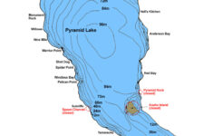 Pyramid Lake Fishing: Lahontan Trout &amp; Sacramento Perch inside Map Of Pyramid Lake Beaches