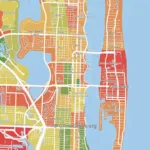 Rates And Maps | Crimegrade Throughout West Palm Beach Crime Map