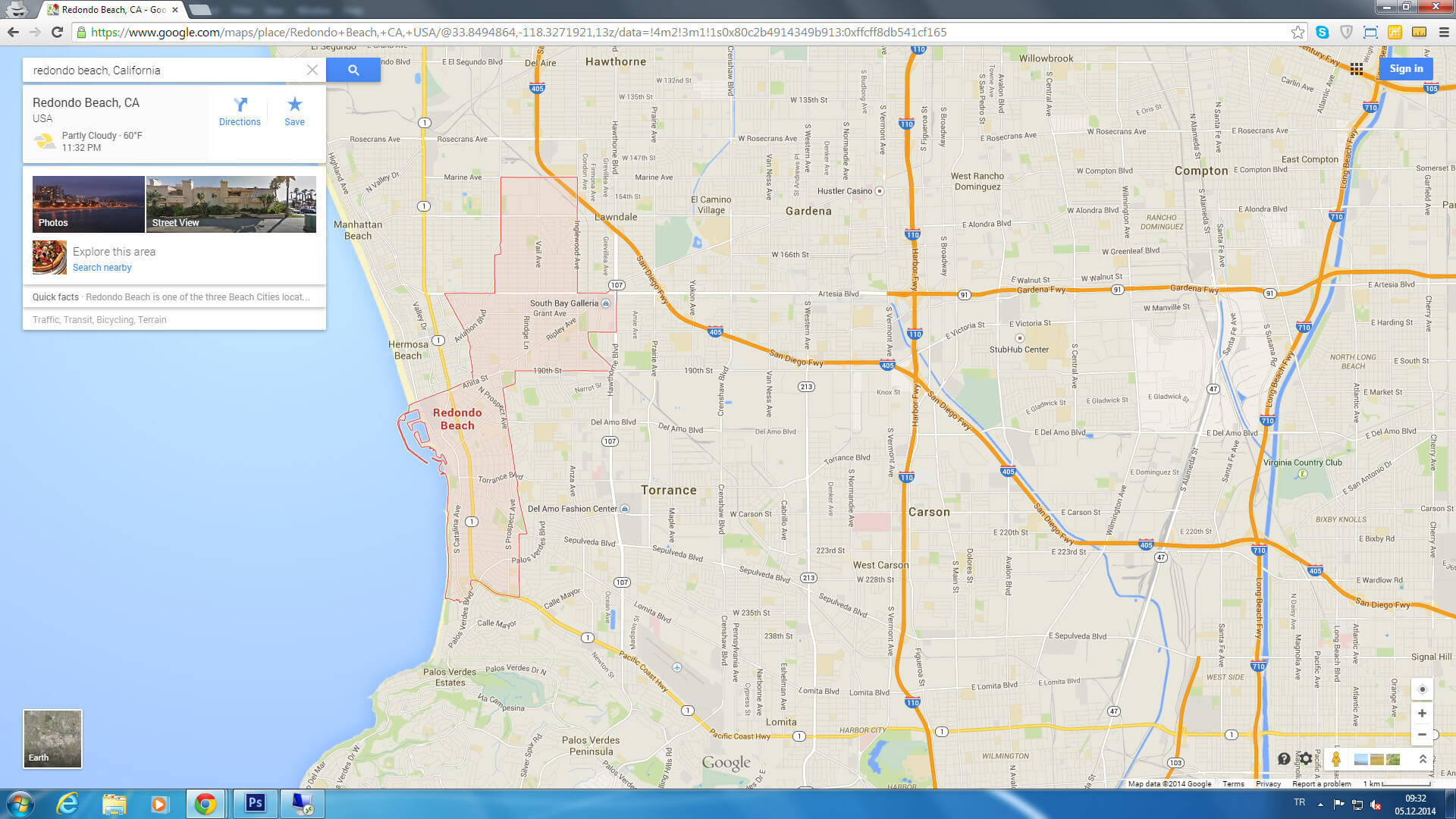 Redondo Beach California Map - United States for Google Maps Redondo Beach Ca