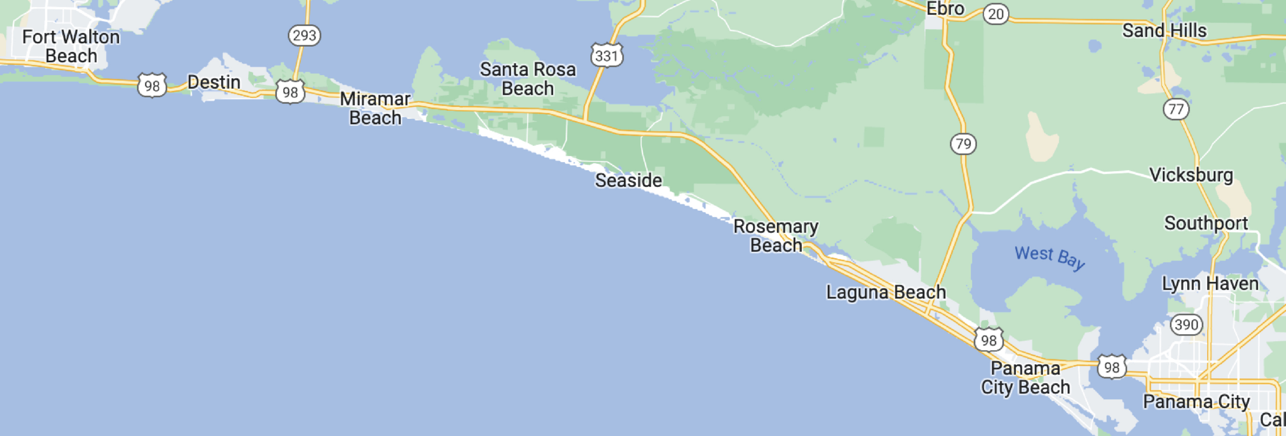 Reel30A | Surf Fishing Rentals &amp;amp; Charters regarding Miramar Beach Florida on Map