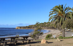 Refugio State Beach Camping intended for Refugio State Beach Campground Map