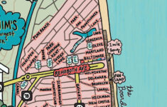 Rehoboth Beach Map Beach Towel - Etsy with regard to Map Of Rehoboth Beach Delaware