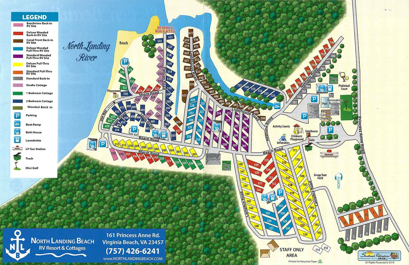Resort Layout - North Landing Beach in Map Of Hotels In Virginia Beach Va