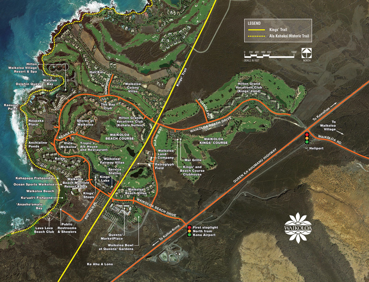Resort Map &amp;amp; Directions - Waikoloa Beach Resort throughout Waikoloa Beach Resort Map Hawaii