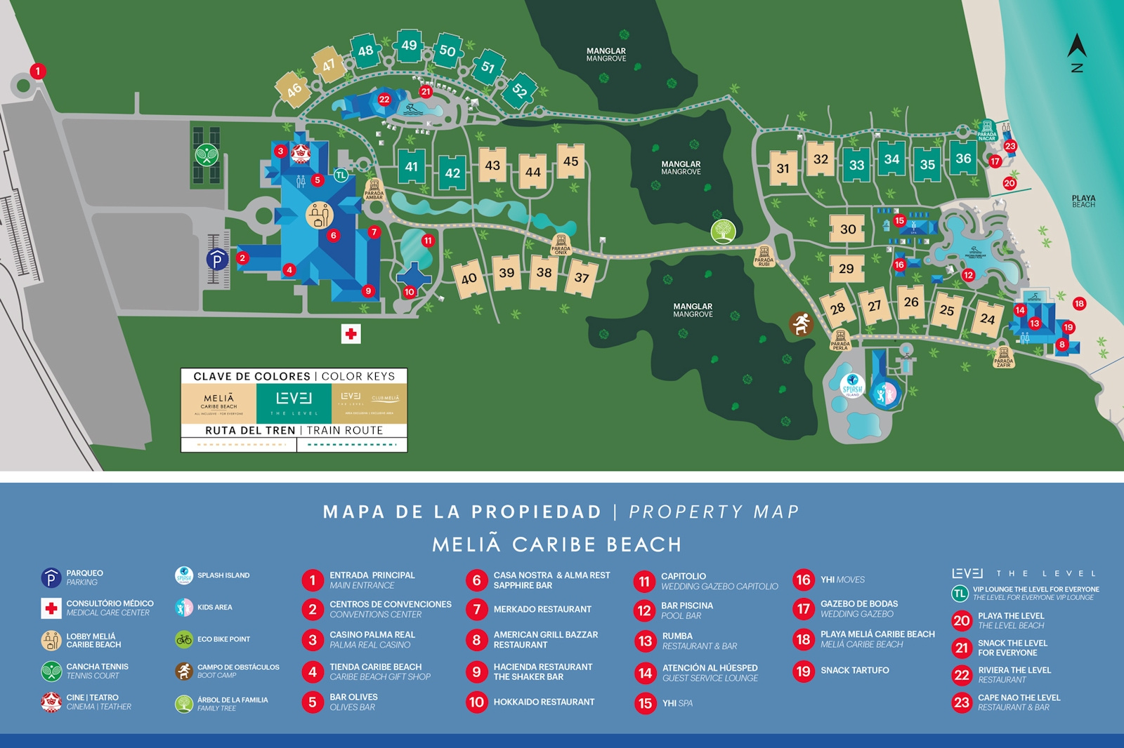 Resort Map | Melia Caribe Beach Resort | Punta Cana, D.r. in Melia Punta Cana Beach Resort Map