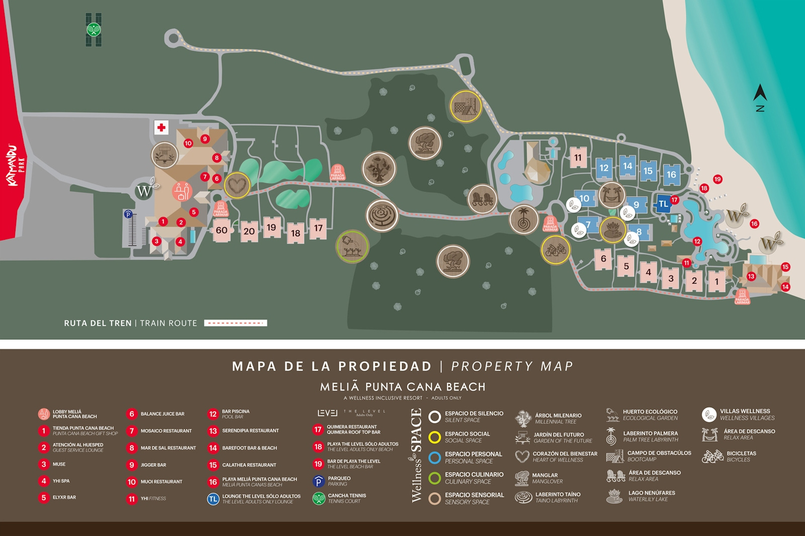 Resort Map | Melia Punta Cana Beach | Punta Cana, D.r. in Melia Punta Cana Beach Resort Map