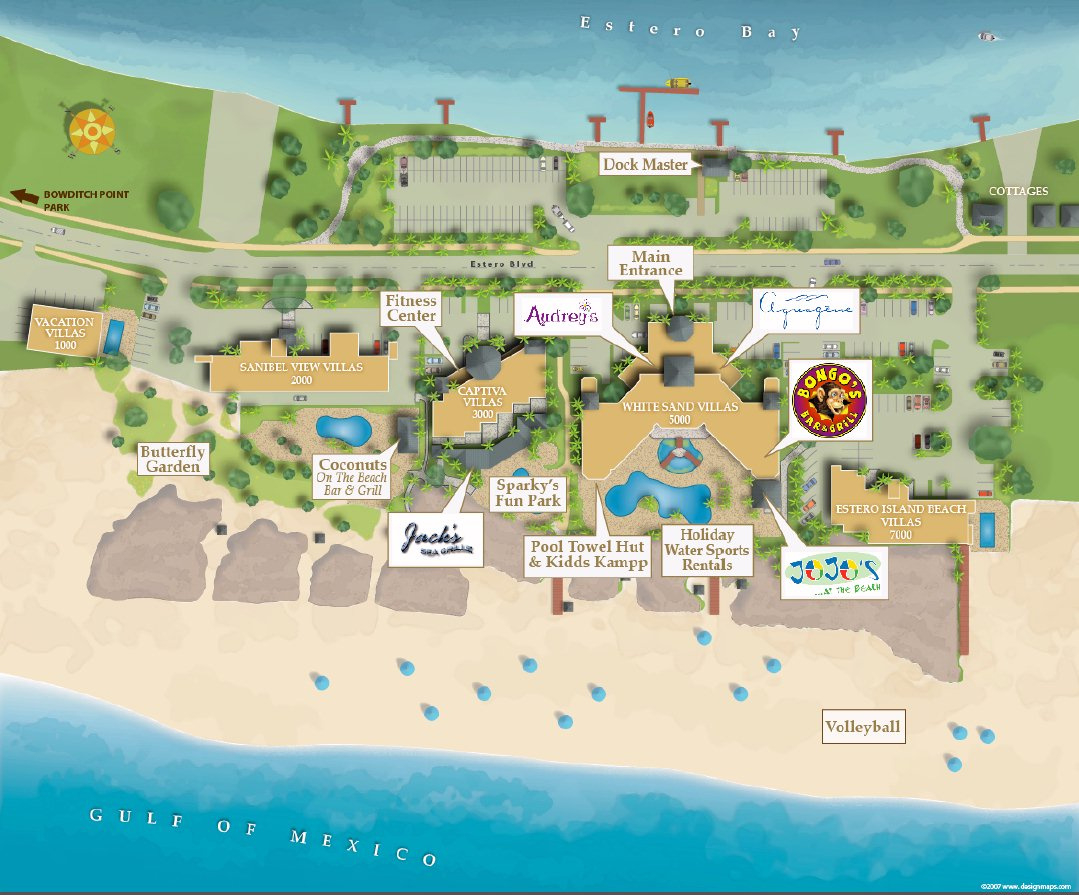Resort Map | Pink Shell Beach Resort &amp;amp; Marina | Florida throughout Pink Shell Beach Resort Map