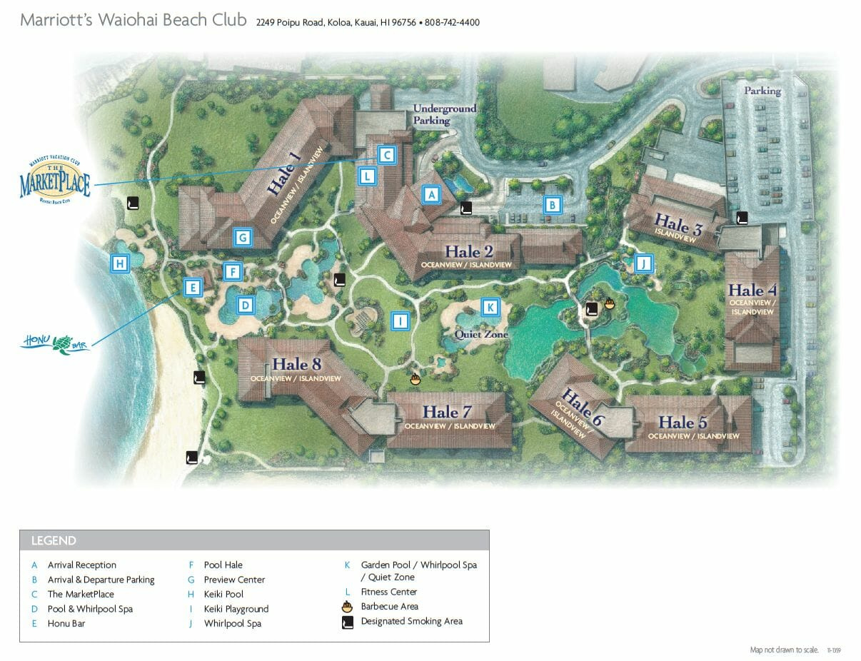 Review: Marriott&amp;#039;S Waiohai Beach Club (Part 2) in Marriott Waiohai Beach Club Resort Map