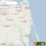 Roads In The City Of Virginia Beach, Virginia Intended For Map Of Virginia Beach Area