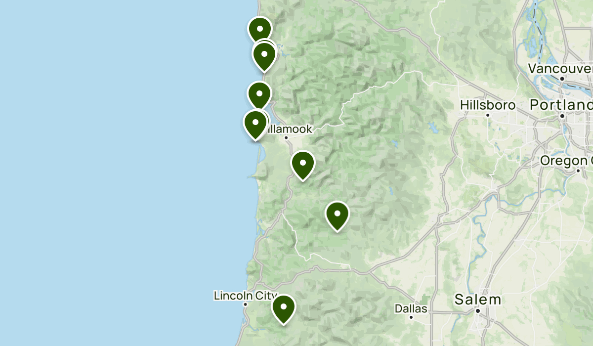 Rockaway Beach, Oregon | List | Alltrails with regard to Map of Rockaway Beach Or