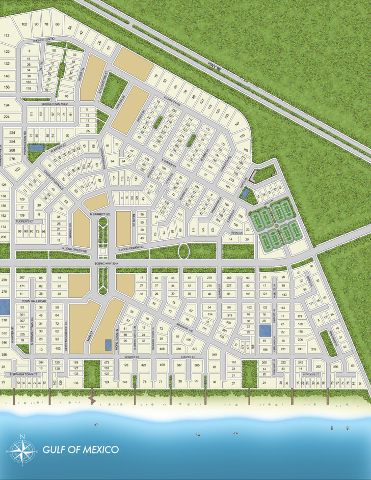 Map of Rosemary Beach Fl
