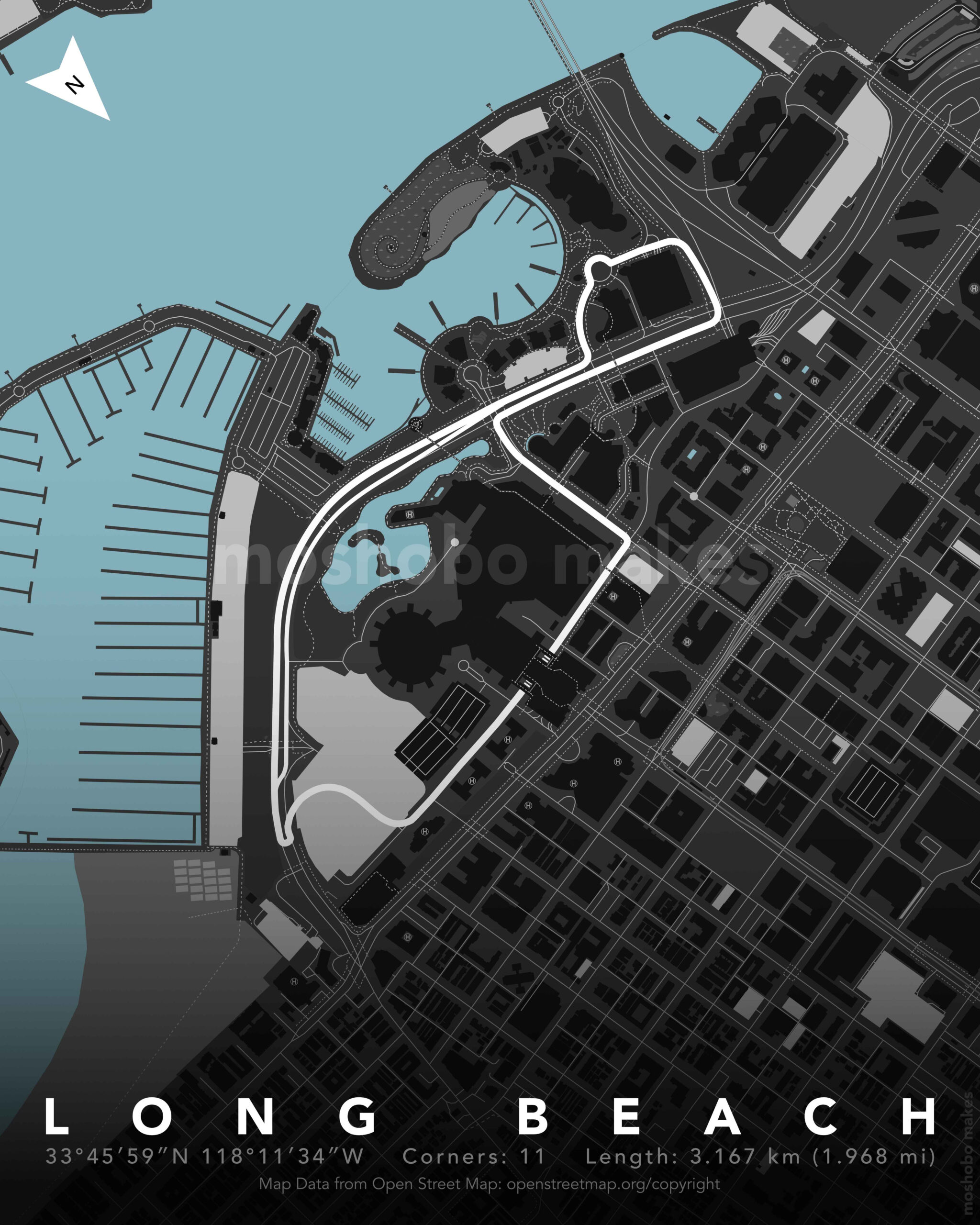 Round 3: Long Beach Grand Prix, 2023 Track Maps : R/Indycar for Long Beach Grand Prix Circuit Map