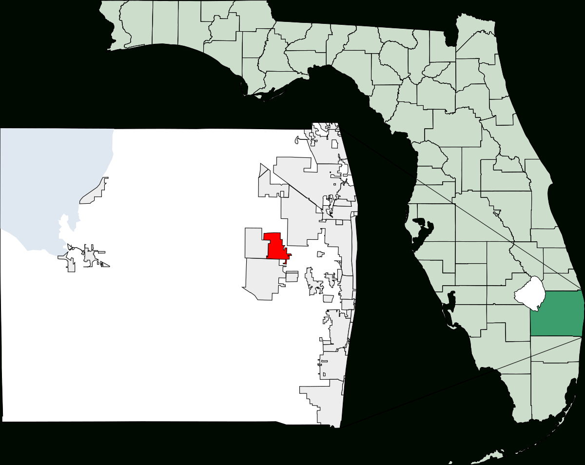 Royal Palm Beach, Florida - Wikipedia with regard to Royal Palm Beach Fl Map