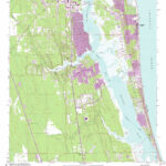 Saint Augustine Beach Topographic Map 1:24,000 Scale, Florida For Map Of St Augustine Beach