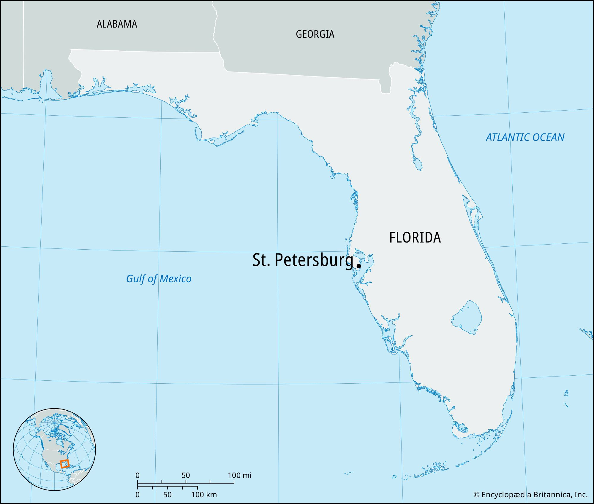 Saint Petersburg | Florida, History, Map, &amp;amp; Facts | Britannica pertaining to St Petersburg Beach Florida Map