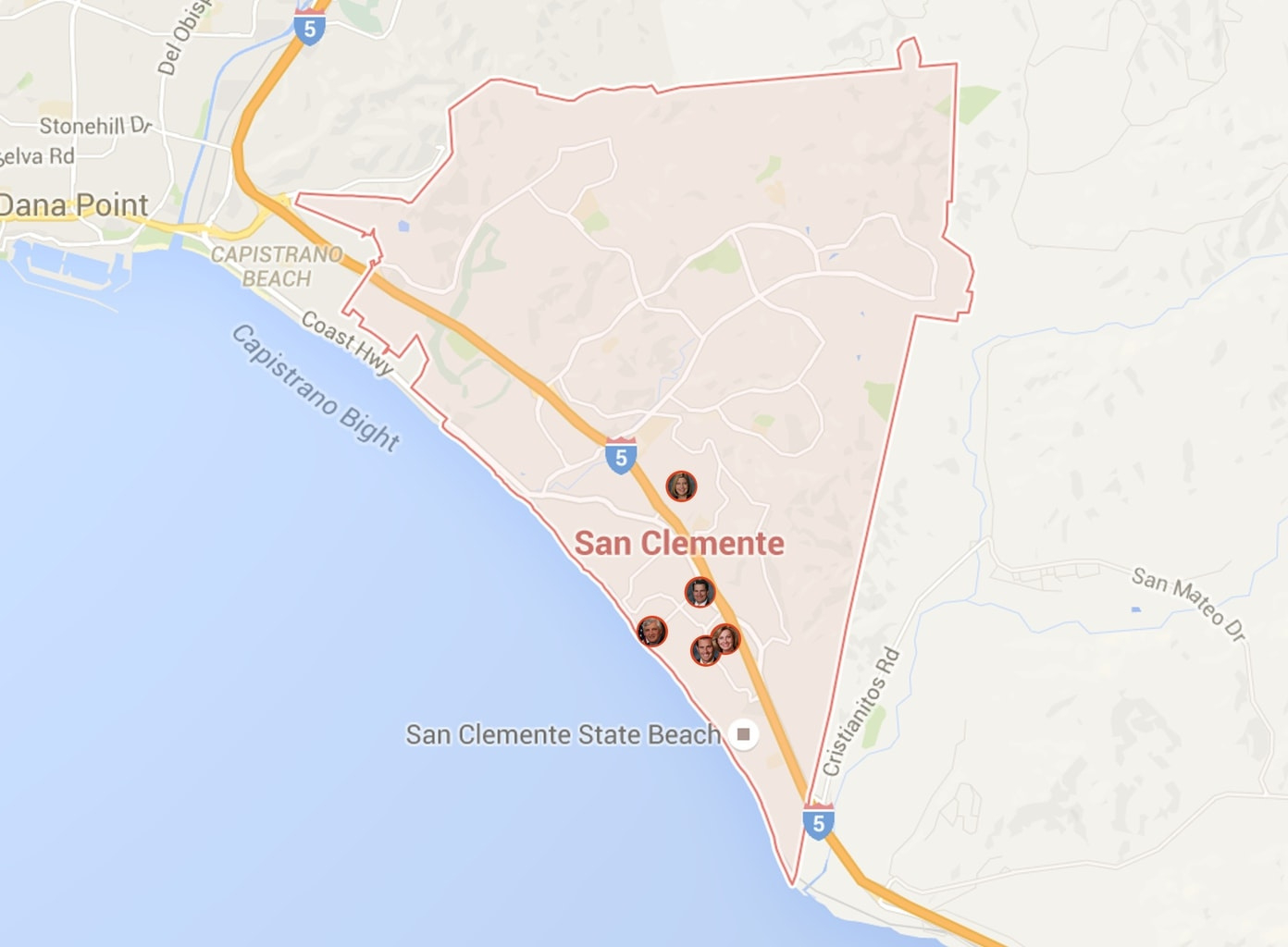 San Clemente Council Map – Voice Of Oc with regard to Map San Clemente State Beach
