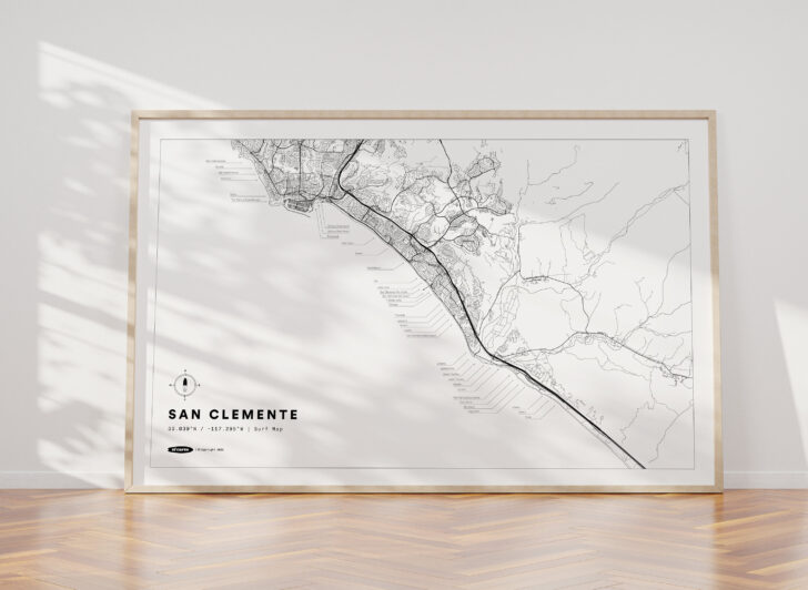 San Clemente State Beach Map San Clemente State Beach Map