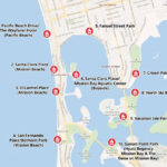 San Diego Beach Fire Permit Able Locations — San Diego Beach Fires With Beaches In San Diego Map