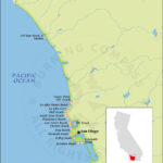 San Diego Beaches Map, Beaches In San Diego, California, Usa Regarding Map Of San Diego Area Beaches
