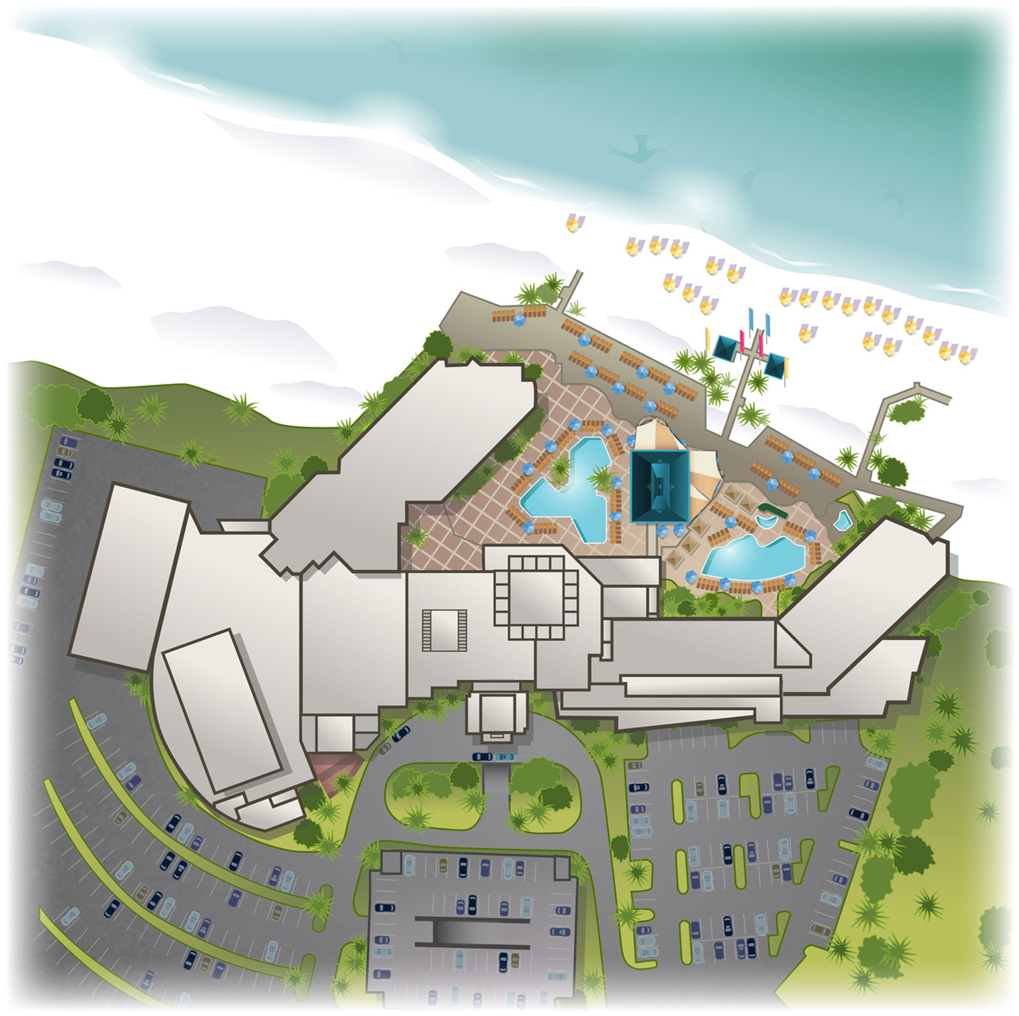 Sandestin Beach Hilton Interactive Map within Map Of Sandestin Golf And Beach Resort