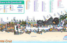 Santa Cruz Beach Boardwalk Attractions Map | California pertaining to Santa Cruz Beach Boardwalk Map