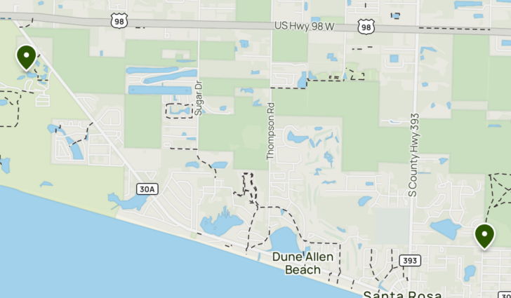 St Rosa Beach Florida Map