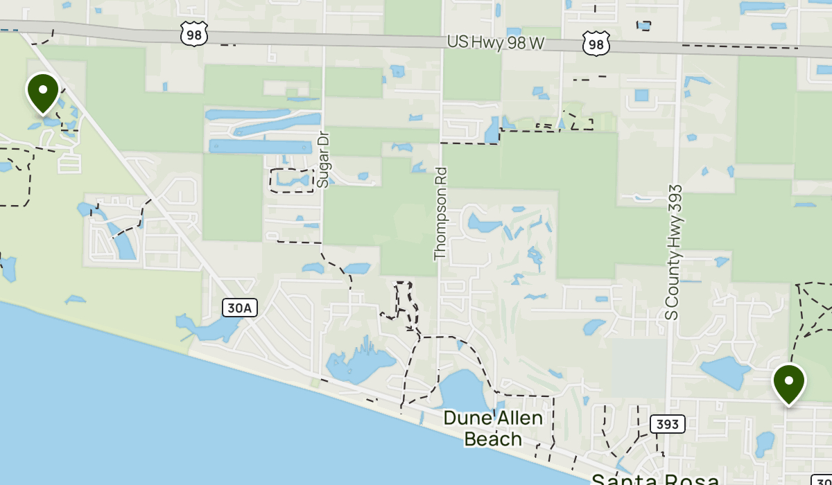 Santa Rosa Beach, Florida | List | Alltrails in St Rosa Beach Florida Map