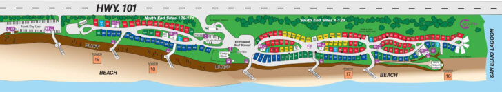 San Elijo State Beach Map