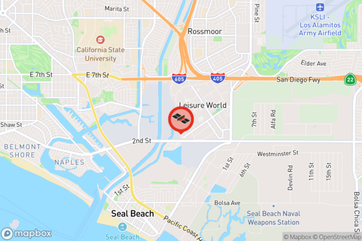 Seal Beach Leisure World Map Seal Beach Leisure World Map