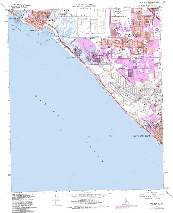 Map of Seal Beach Ca