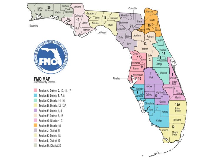 Show Map of Florida East Coast