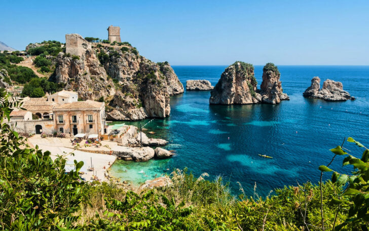 Best Beaches in Sicily Map
