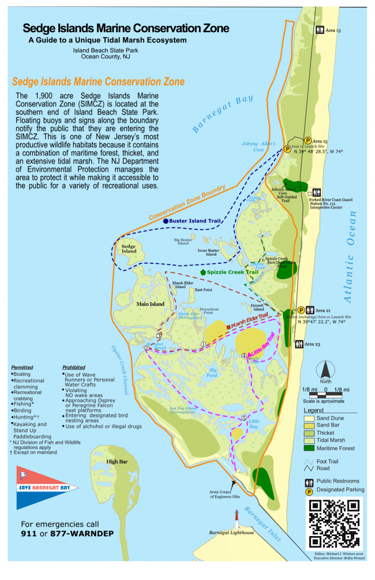 Simcz – Field Notes From A Waterway Trail Educator – Friends Of intended for Island Beach State Park Nj Map
