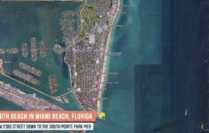 South Beach In Miami Beach, Florida (South Pointe Pier To 23Rd Street) intended for Google Maps South Beach Miami